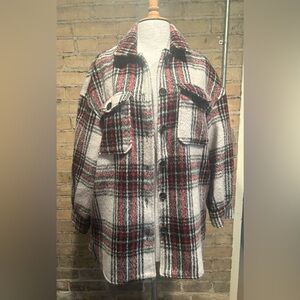 7 for All Mankind Plaid Chaquet